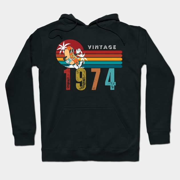 Classic 1974 Hoodie by Beyond TShirt